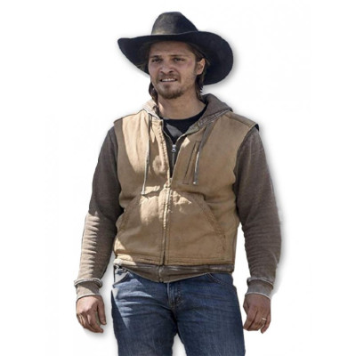 Luke Grimes TV Series Yellowstone Vest