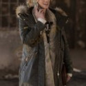 Margot Robbie Whiskey Tango Foxtrot Satin Coat