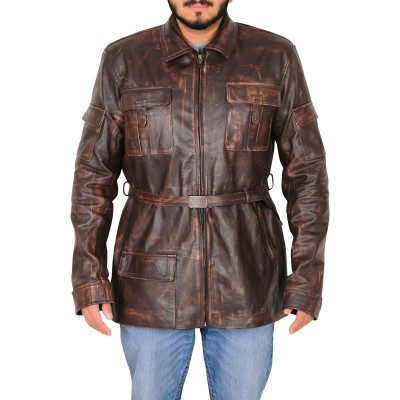 Mark Hamill Star Wars Luke Skywalker Brown Jacket