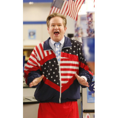 Mark McKinney Superstore US Flag Jacket