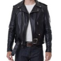 Men’s Black Real Leather Motorcycle Jacket
