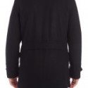 Men’s Black Wool Blend Coat