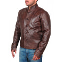 Men’s Fashion Real Lambskin Leather Jacket
