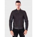 Mens Racing Style Biker Leather Jacket