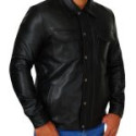 Mens Slim Fit Leather Jacket