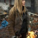 Mira Sorvino Falling Skies Suede Jacket