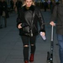 Mollie King Stylish Leather Jacket