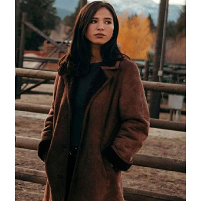 Monica Dutton Yellowstone Shearling Coat