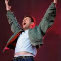 Musician Damon Albarn Satin Jacket