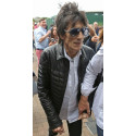 Musician Ronnie Wood Fashion Leather Jacket