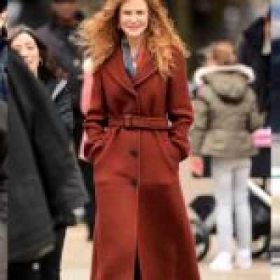 Nicole Kidman The Undoing Grace Sachs Wool-blend Trench Coat