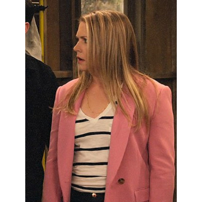 No Good Nick: Liz’s Pink Wool Blazer For Women