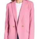 No Good Nick: Liz’s Pink Wool Blazer For Women
