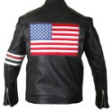 Peter Fonda Classic Black Leather Jacket