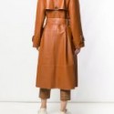Pringle Of Scotland Leather Trench Coat For Women
