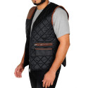 Men’s Quilted Black Vest