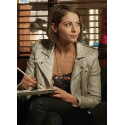 Willa Holland Arrow Silver Jacket