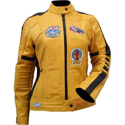 Uma Thurman Kill Bill Leather Jacket