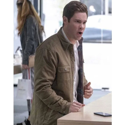Adam Devine Jexi Phil Green Cotton Jacket