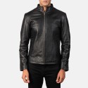 Alex Black Biker Leather Jacket