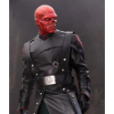 Avenger Red Skull Leather Coat