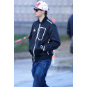 Baby Driver Ansel Elgort Black Jacket
