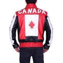 Bomber Style Canadian Flag Design Jacket