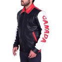 Bomber Style Canadian Flag Design Jacket