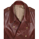 Brad Pitt Leather Coat