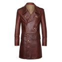 Brad Pitt Leather Coat
