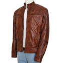 Bradley James Damien Thorn leather Jacket