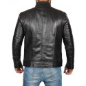 Cafe Racer Black Biker Jacket