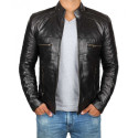 Cafe Racer Black Biker Jacket