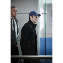 Chris Evans Seoul Airport Leather Jacket