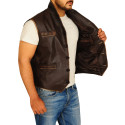 Cullen Bohannan Brown Leather Vest