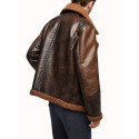 Dean Ambrose Shearling Leather Jacket