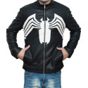 Eddie Brock Venom 2 Black Leather Jacket