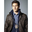 Jake Peralta Brooklyn 99 Andy Samberg Brown Jacket