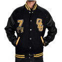 Justice League Cyborg Letterman Varsity Jacket