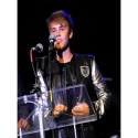Justin Bieber Balmain Silver Sleeve Jacket