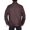 Keanu Reeves Motorcycle Brown Jacket