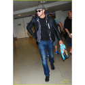 Kellan Lutz Biker Leather Jacket