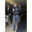 Kellan Lutz Biker Leather Jacket