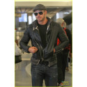 Kellan Lutz Biker Leather Jacket