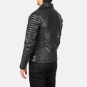 Armand Black Biker Leather Jacket