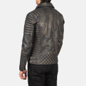Armand Distressed Brown Biker Leather Jacket