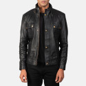 Darren Black Biker Leather Jacket