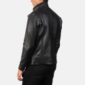 Darren Black Biker Leather Jacket