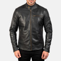 Dean Black Biker Leather Jacket