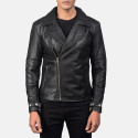 Raiden Black Biker Leather Jacket
